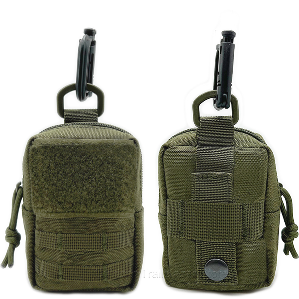 Edc Carry Fanny Pack - Bolsa táctica Mini MOLLE compacta, utilitaria,