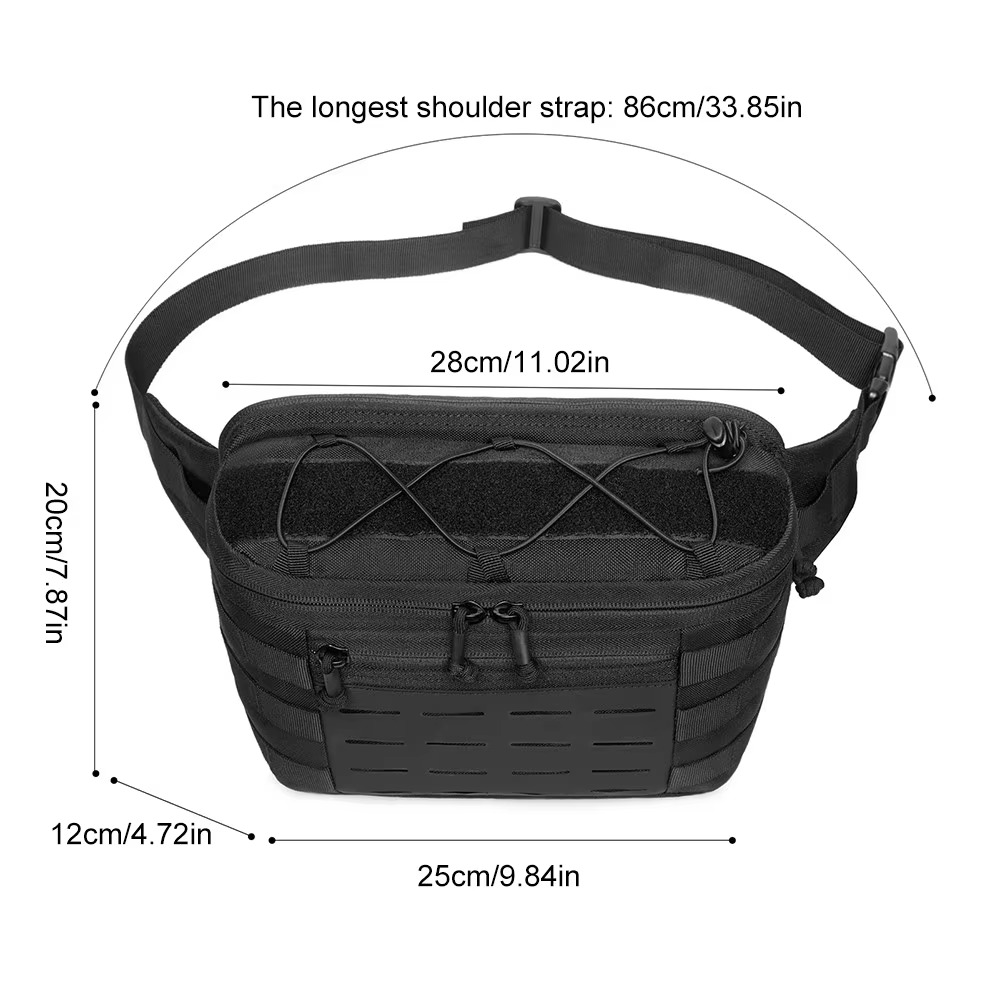 Riñonera táctica para pistola  - Edc Carry Fanny Pack reseña y precio