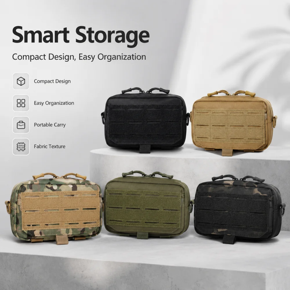Bolsa táctica Molle EDC para l - Edc Carry Fanny Pack reseña y precio